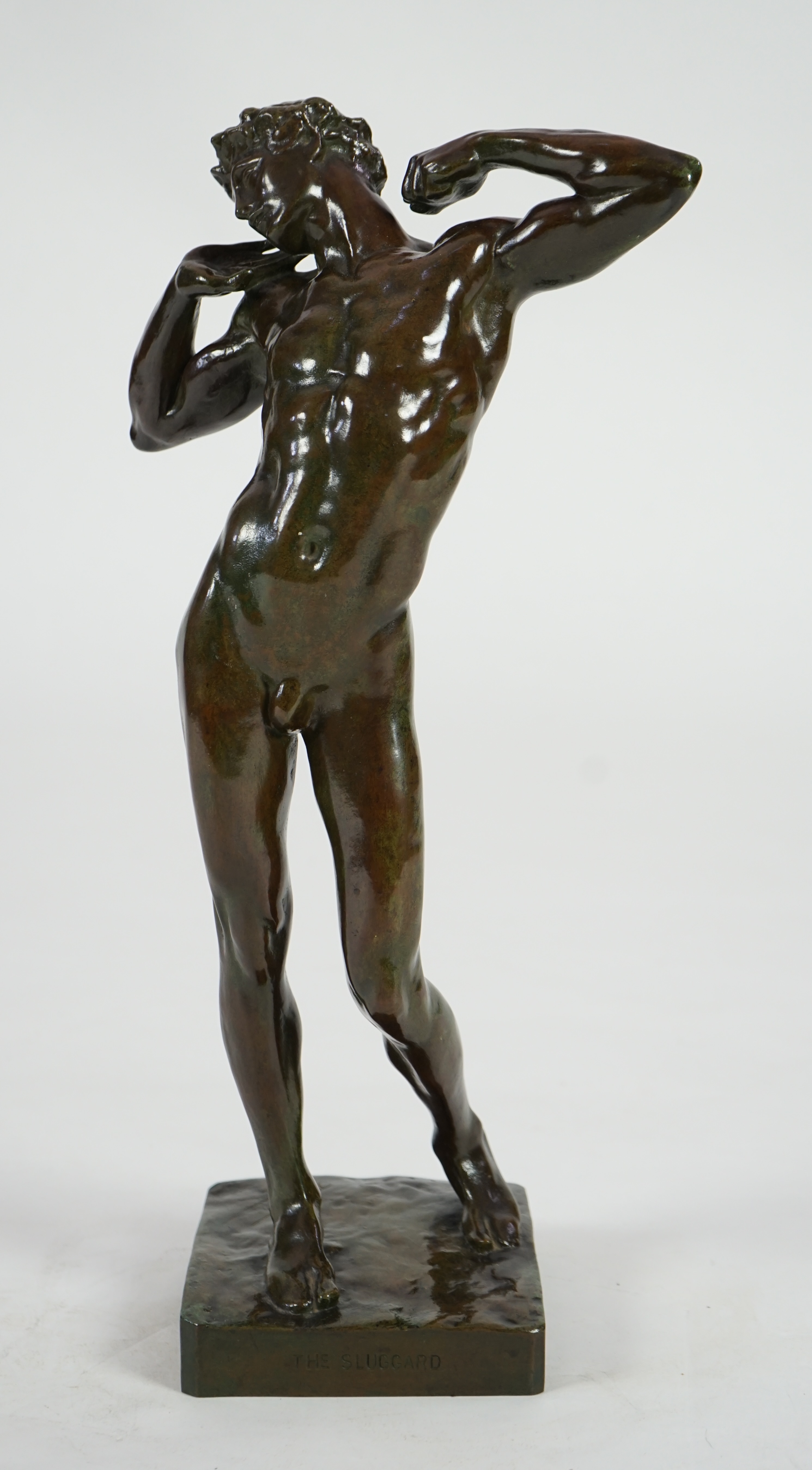 Frederic, Lord Leighton, P.R.A., R.W.S. (British, 1830-1896), The Sluggard, bronze